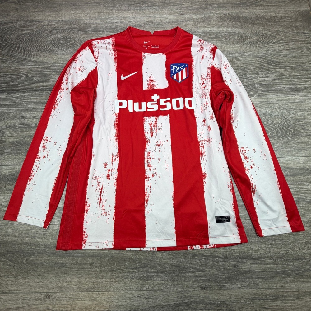 Nike Atletico Madrid 2021/22 Jersey Mens XL Joao Felix #7 Long Sleeve Soccer EUC